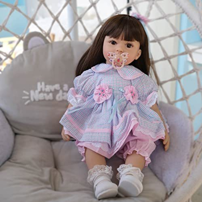 Zero Pam Reborn Dolls 24 Inch Silicone Toddler Reborn Baby Dolls