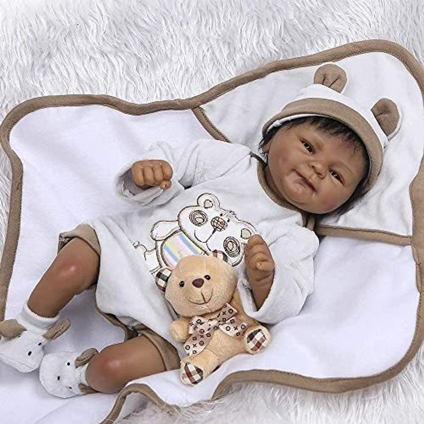 African american silicone reborn baby boy sales