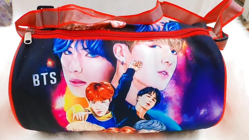 mayureshcollection Expandable Black and Blue BTS BT21 GYM