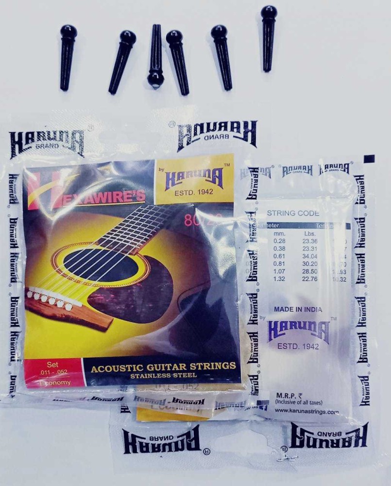 KARUNA Acoustic G ECONOMY Guitar String Price in India Buy