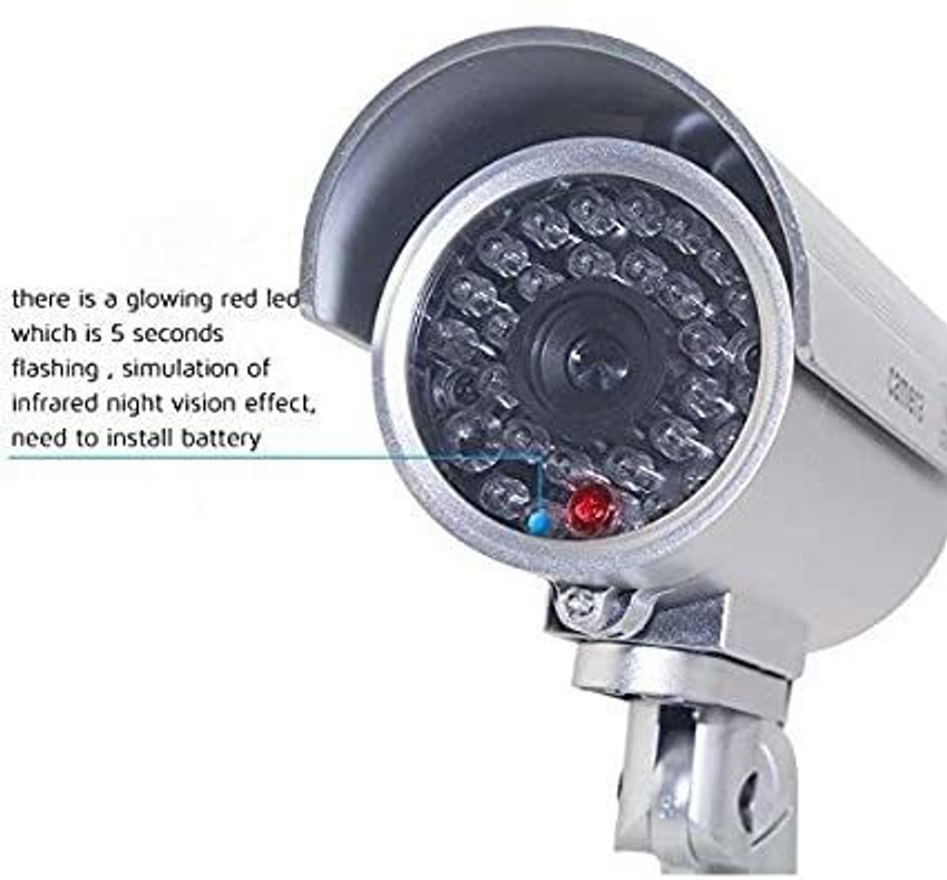 SHOPCIE Realistic Looking Dummy CCTV Bullet Surveillance System