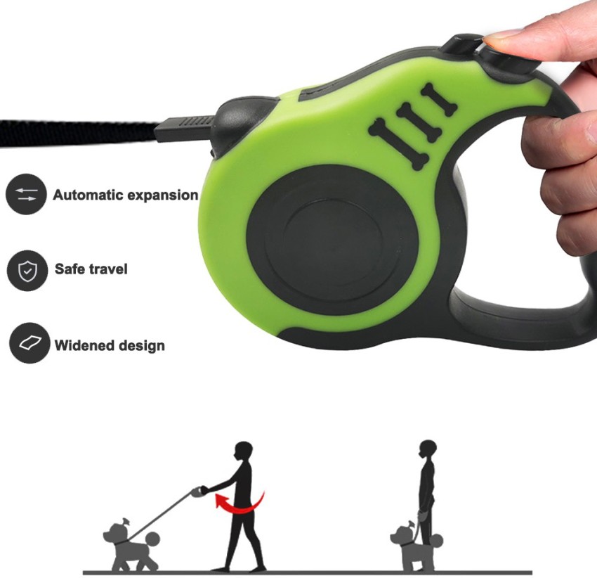 Automatic retractable shop dog leash