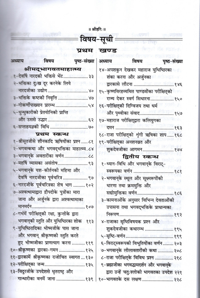 Marathi Combo Pack- 2 Books) Srimad Bhagavata Mahapurana (Part 1 & 2) (Gita  Press, Gorakhpur) (Volume