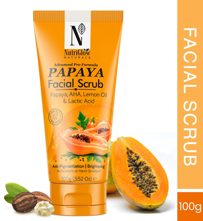 Papaya face scrub best sale