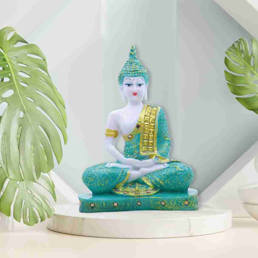 Flipkart Perfect Homes Beautiful Meditating Lord Buddha with Two Artificial  Plant Decorative Showpiece - 23 cm Price in India - Buy Flipkart Perfect  Homes Beautiful Meditating Lord Buddha with Two Artificial Plant