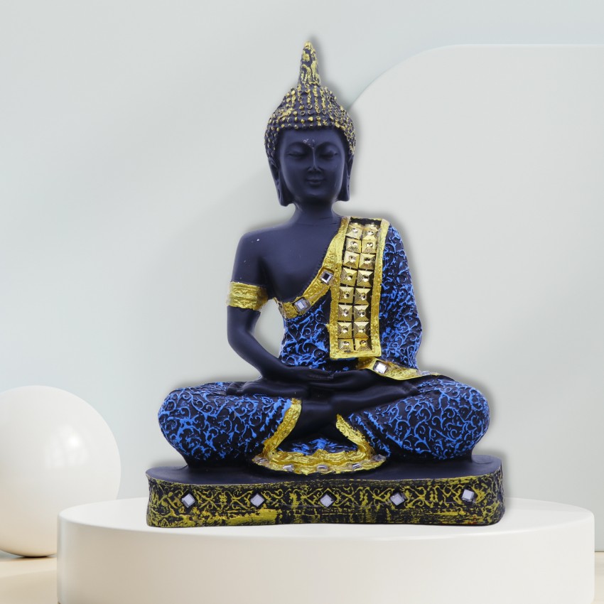 Flipkart Perfect Homes Beautiful Meditating Lord Buddha With Two