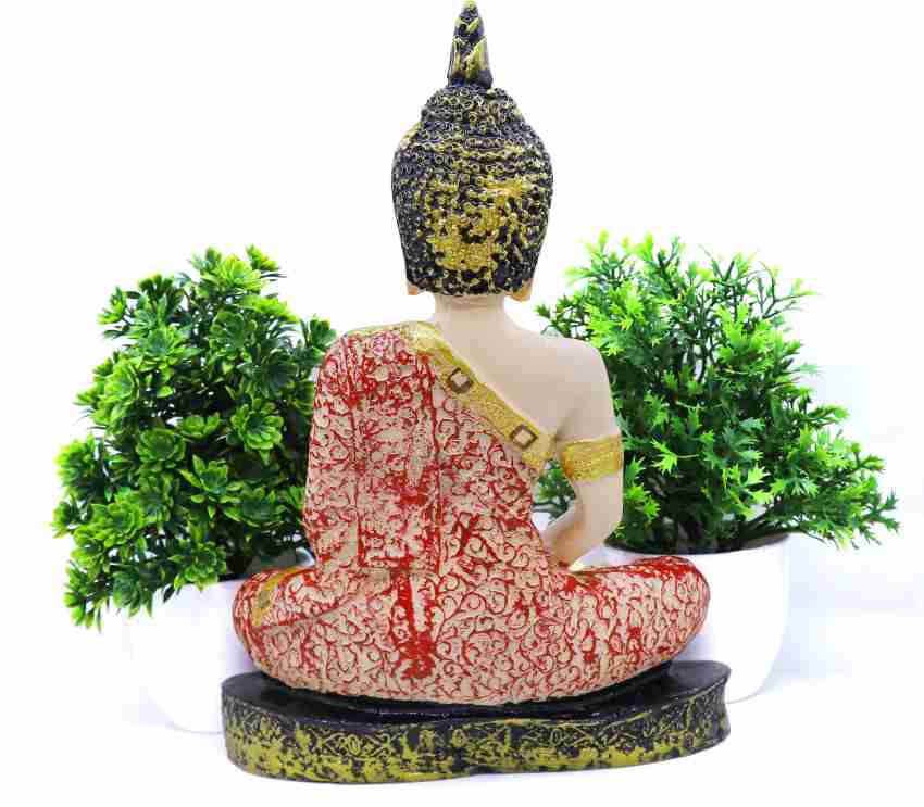 Flipkart Perfect Homes Beautiful Meditating Lord Buddha With Two Artificial  Plant Combo Decorative Showpiece - 23 cm Price in India - Buy Flipkart  Perfect Homes Beautiful Meditating Lord Buddha With Two Artificial