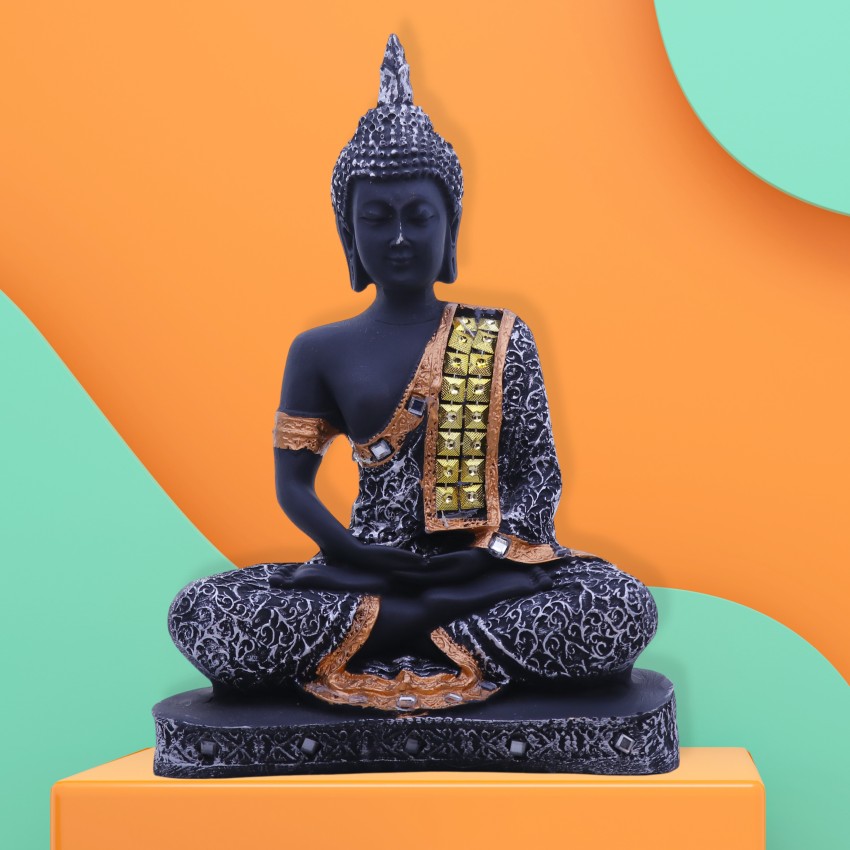 Flipkart Perfect Homes Beautiful Meditating Lord Buddha With Two