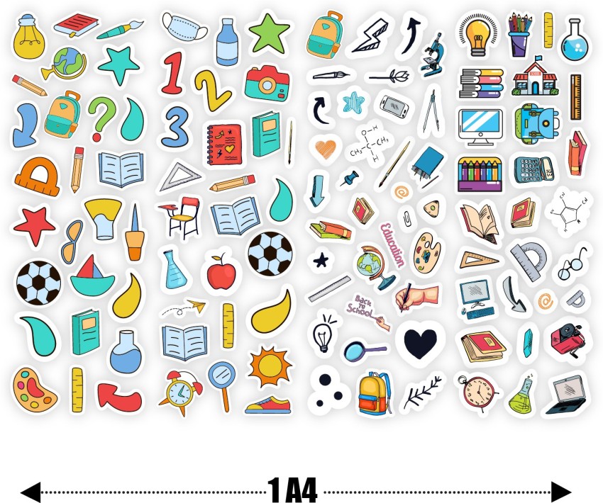woopme 29 cm Scrapbook Stickers Set For Journal, Diary Self Adhesive Sticker  Price in India - Buy woopme 29 cm Scrapbook Stickers Set For Journal, Diary  Self Adhesive Sticker online at