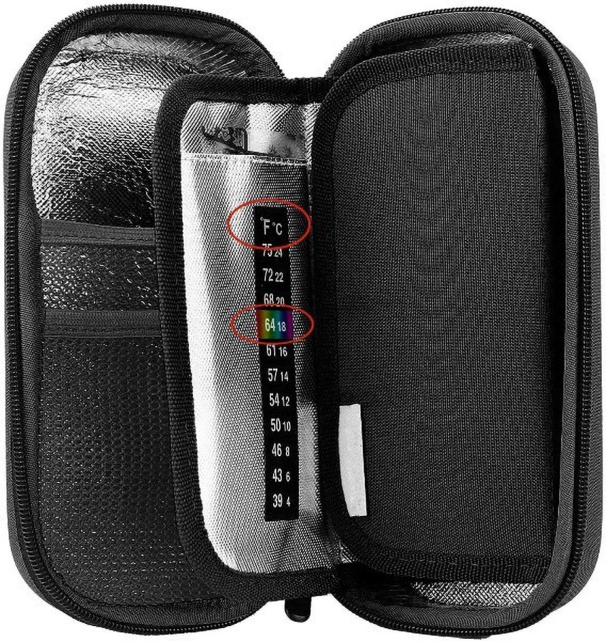 Amazon.com: Insulin Cooler Travel Case for Diabetic, Insulin Cooling Case  Travel Portable Insulin Pen Carrying Case Cooler Bag Organizer for Diabetic  Supplies with 2 Ice Pack : Health & Household