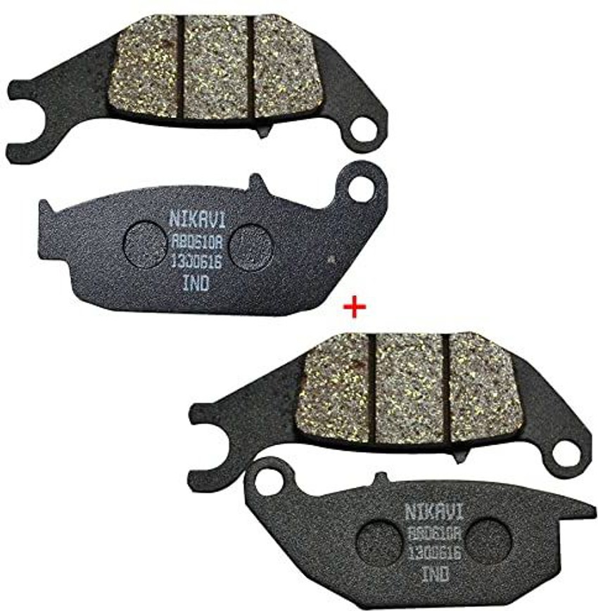 nikavi Front and Rear Brake Disc Pad Compatible for Honda CB 350