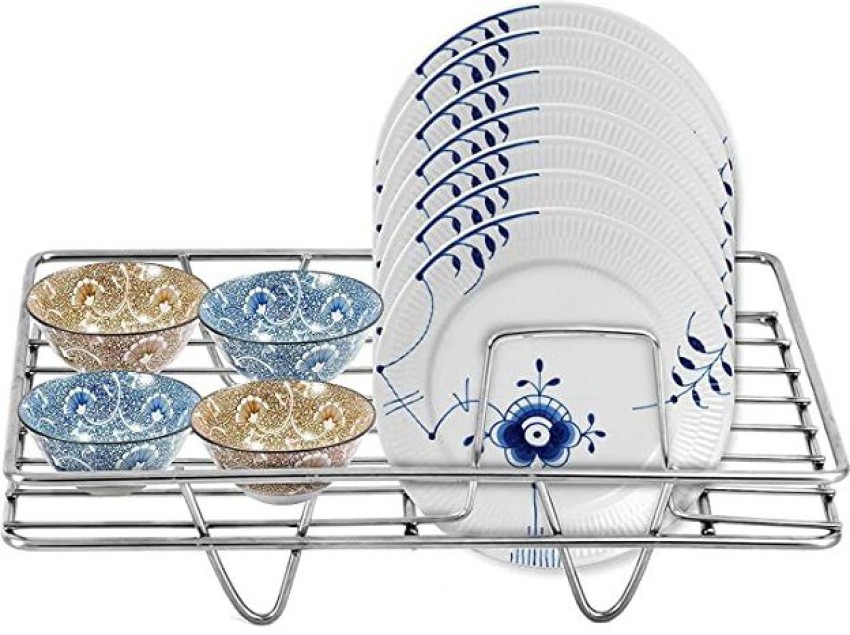 MANTAVYA Plate Kitchen Rack Steel 2 Layer Plate & bowl Stand Kitchen  Utensil Rack Price in India - Buy MANTAVYA Plate Kitchen Rack Steel 2 Layer  Plate & bowl Stand Kitchen Utensil