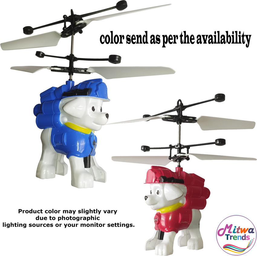 Mitwa Trends Hand Induction Control Flying Helicopter Toy for Kids Without Remote Hand Induction Control Flying Helicopter Toy for Kids Without Remote Buy Real flying dog helicopter paw patrol toys se...