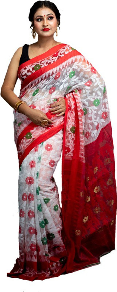 Flipkart dhakai jamdani on sale saree