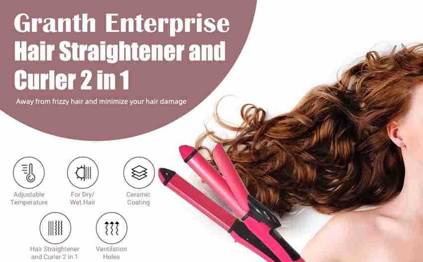 2 in 1 mestar iron pro hair curling & straightening sale