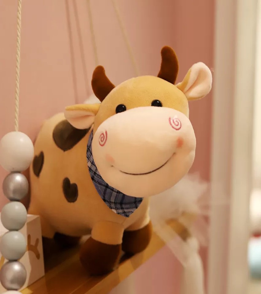 SUN AND STAR CREATIONS Love Cow Stuffed Animals Cute Cow Plush Plush Baby Doll Cute And Warm Little Cow 35 cm Love Cow Stuffed Animals Cute Cow Plush Plush Baby