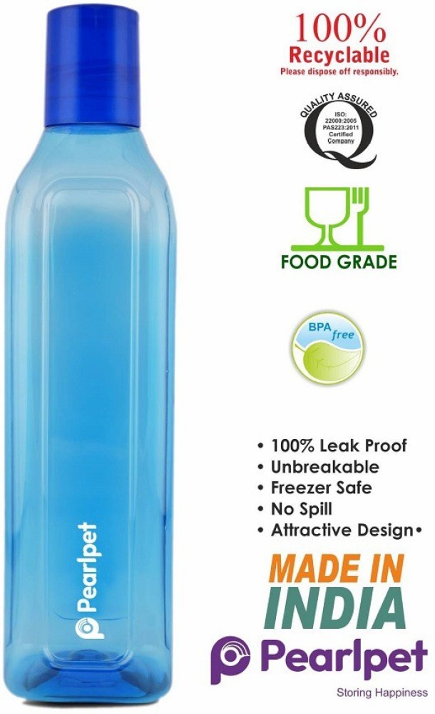 BPA Free Plastic Bottle - 1 Litre - Teal