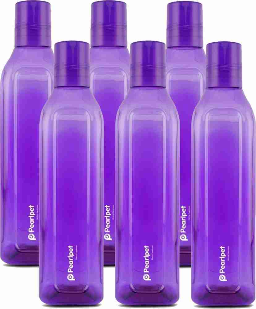 Fridge Water Bottle, Crystal Look, Purple Colour, Plastic, 1 L