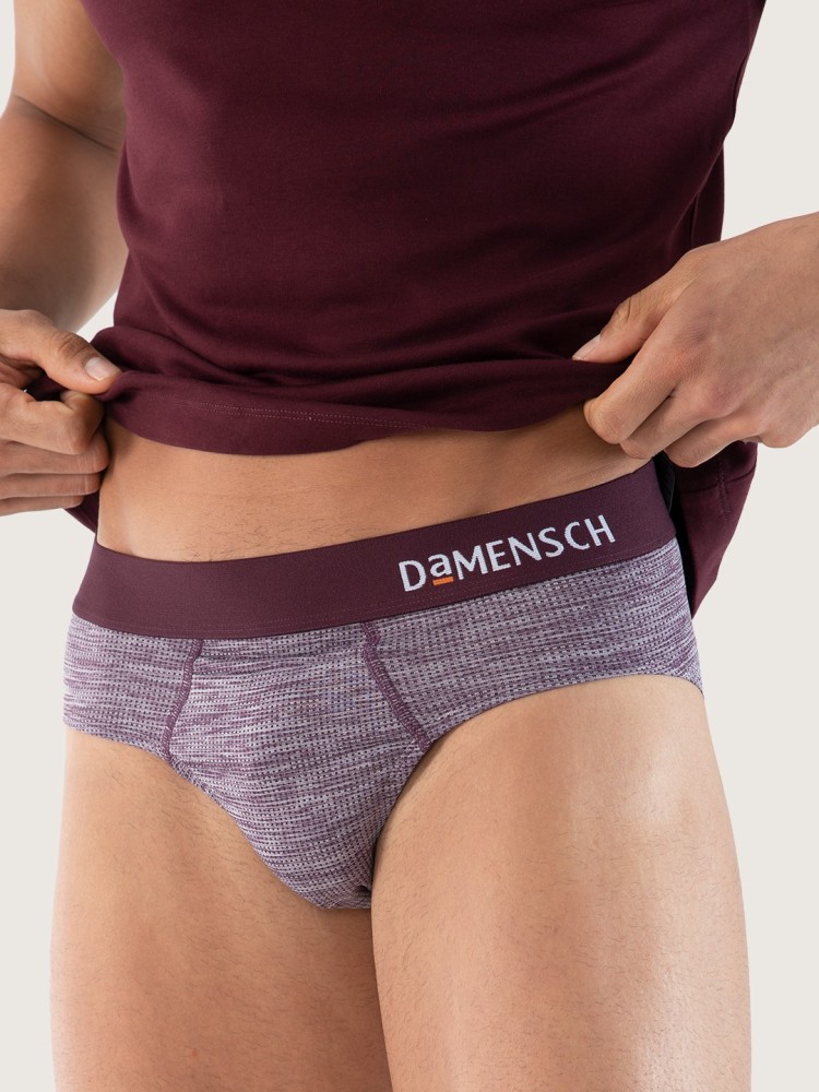 Damensch Men Pro Active Dry Fit Solid Underwear Brief - Buy