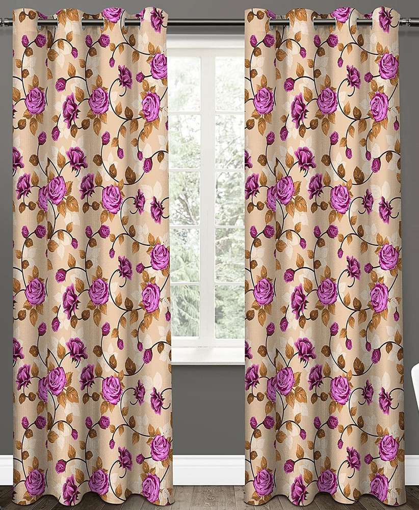 sai fashion 214 cm (7 ft) Polyester Room Darkening Door Curtain  