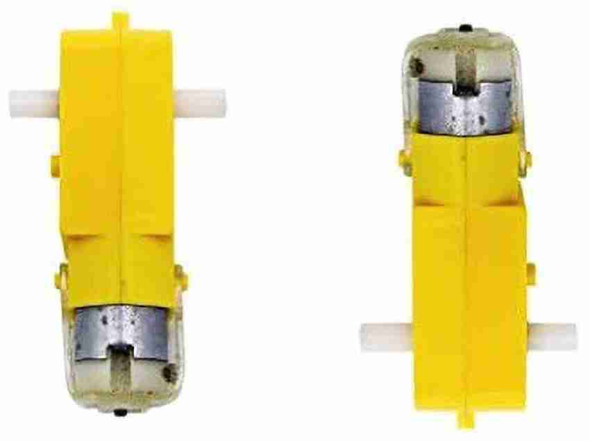 samest Pack of 10 dual shaft 3v dc gear motor 9v dc motor plastic for
