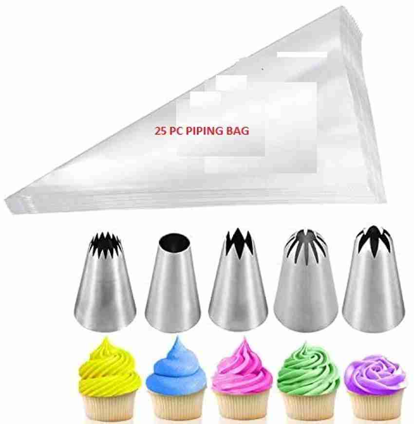kyamison combo set of nozzles with 25 piping bags Stainless Steel Quick Flower Icing Nozzle Price in India Buy kyamison combo set of nozzles with 25 piping bags Stainless Steel Quick