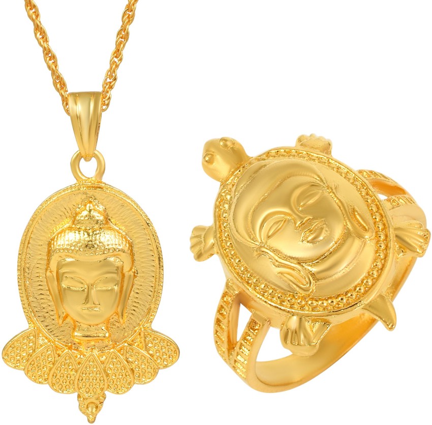 Gold plated hot sale buddha pendant