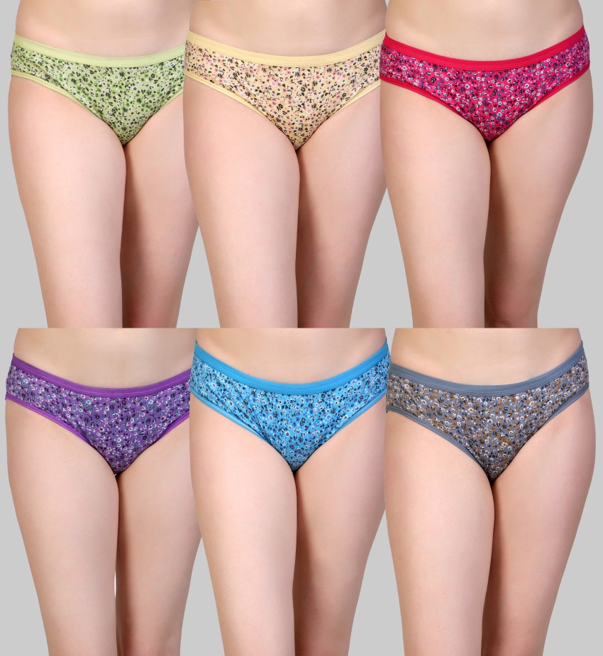 Women Hipster Multicolor Everyday Cotton Panty,ladies Panties