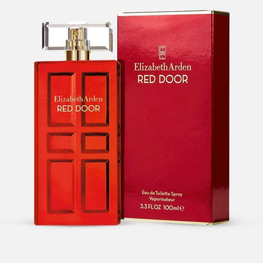 Red store door parfum