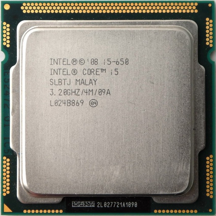 Intel Core I5 650 3.1 GHz LGA 1156 Socket 4 Cores Desktop Processor - : Flipkart.com