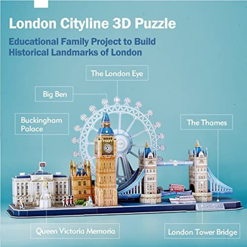 3D Puzzles for Kids Ages 8-10-12-14 London Arts Crafts for Girls Ages 8