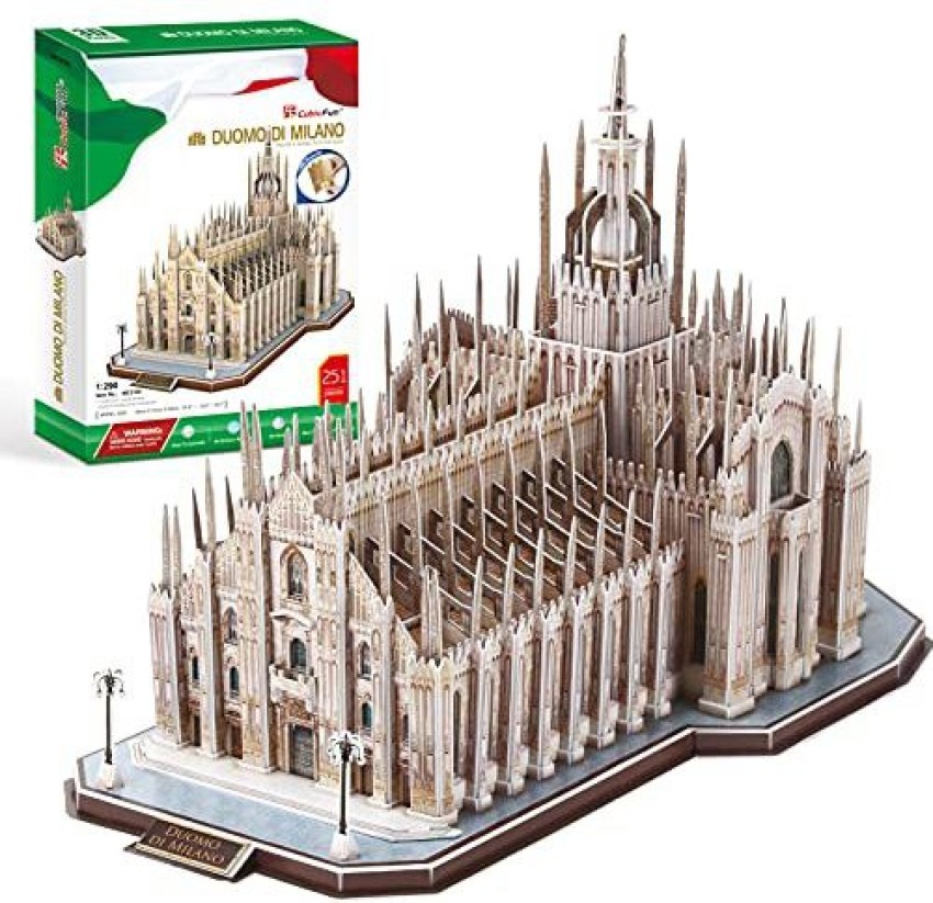 Cubicfun 3D Puzzle Milan Cathedral Model Kits for Adults and Kids, Italy  Church - 3D Puzzle Milan Cathedral Model Kits for Adults and Kids, Italy  Church . shop for Cubicfun products in