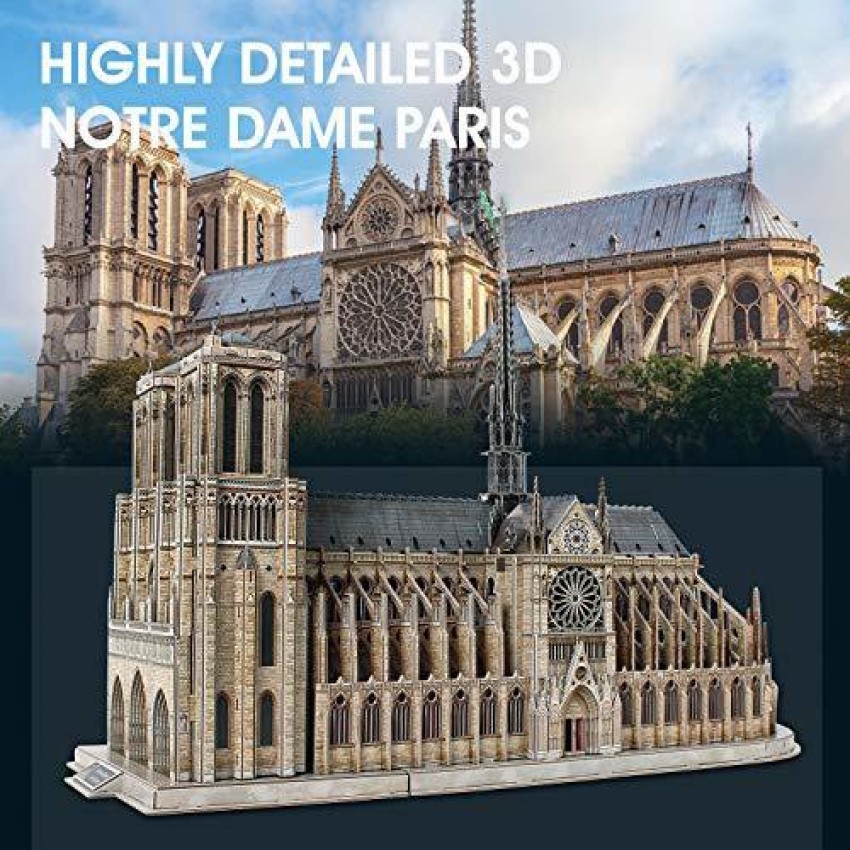 3D Metal Puzzle Notre Dame De Paris – GooDIYou