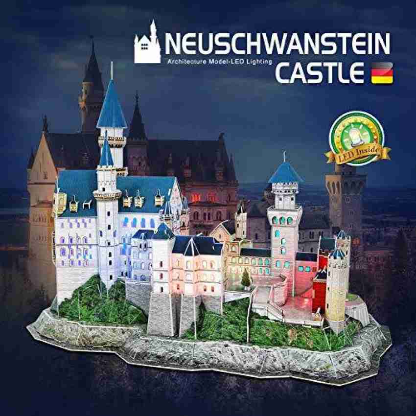 Neuschwanstein Castle, 3D Puzzle Buildings