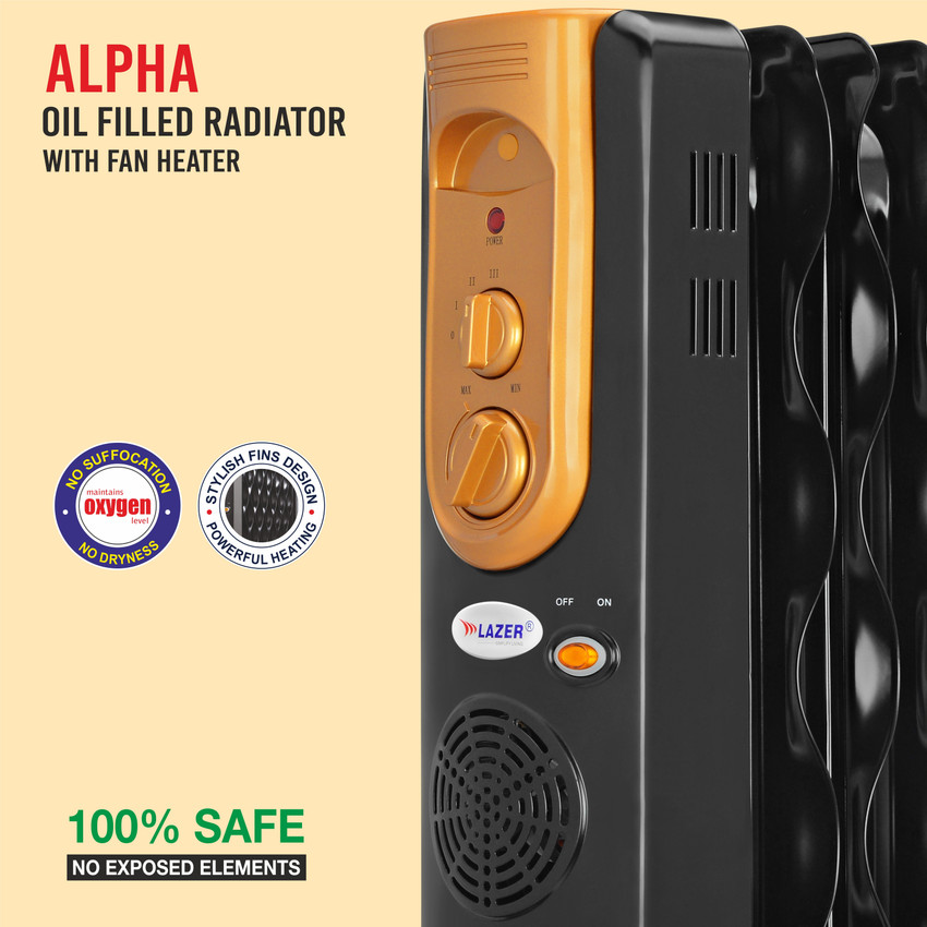 Lazer ALPHA OFR -11 Ecofin PTC With Fan Oil Filled Room Heater Price in  India - Buy Lazer ALPHA OFR -11 Ecofin PTC With Fan Oil Filled Room Heater  online at Flipkart.com