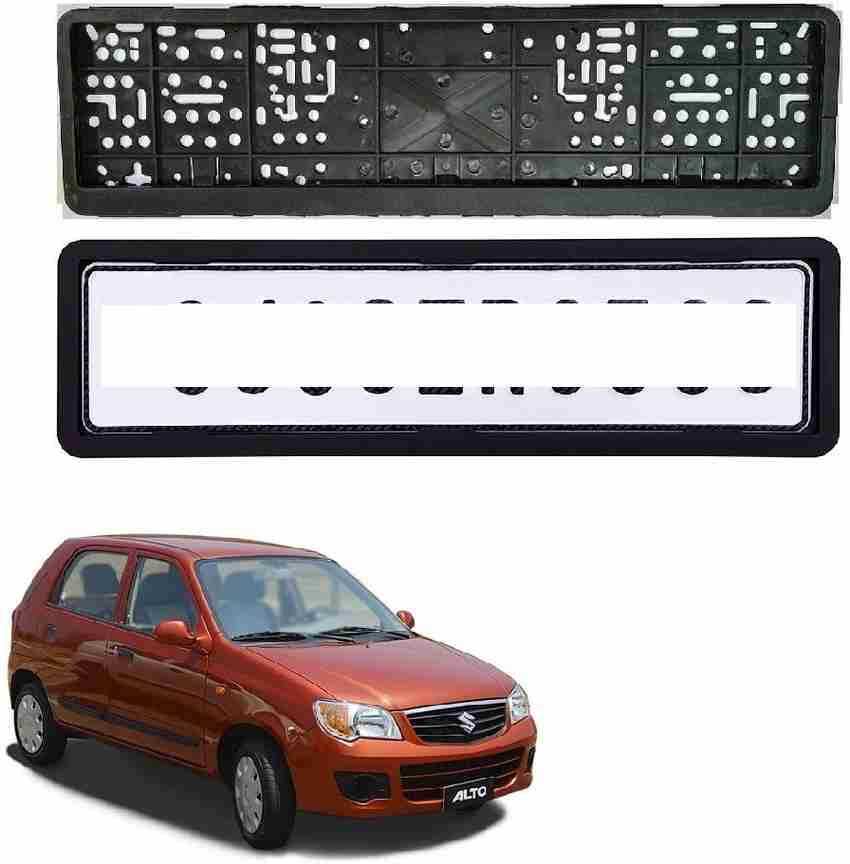 Car number shop plate plastic cover