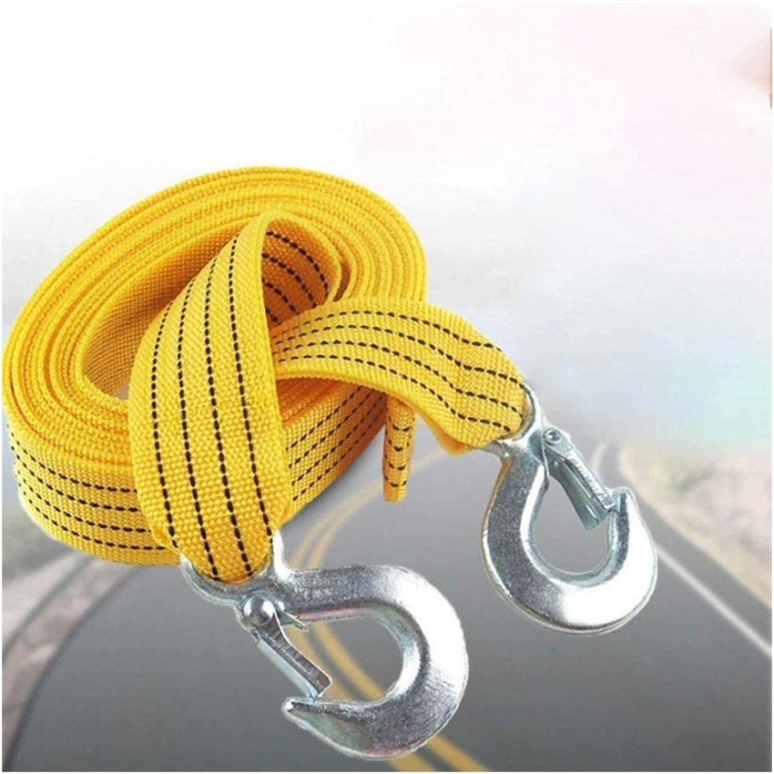 Swikaar Car Towing Towing Cable 2 Towing Hook Rope Heavy Duty 3 Ton CTC7 4  m Towing Cable Price in India - Buy Swikaar Car Towing Towing Cable 2  Towing Hook Rope