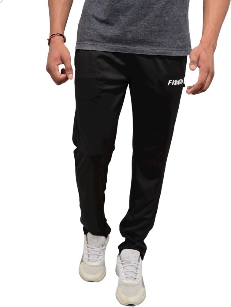 Fit Go Printed Men Black Track Pants Buy Fit Go Printed Men Black Track Pants Online at Best Prices in India Flipkart