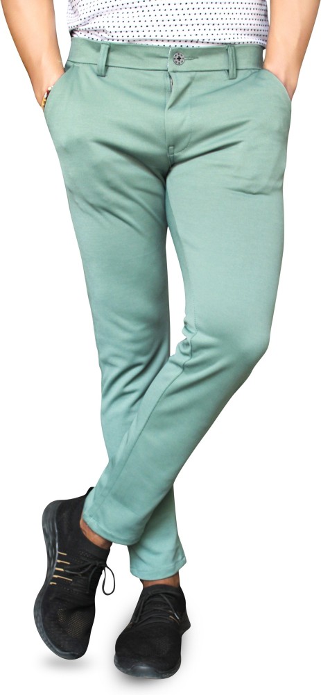 Cotton Lycra Mint Trouser For Women's.Ladies Casual Trouser,Track