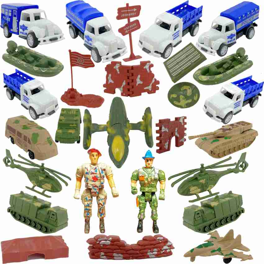 mini gifts Army Toy Set Military Toy Set For Kids And 6 Pull