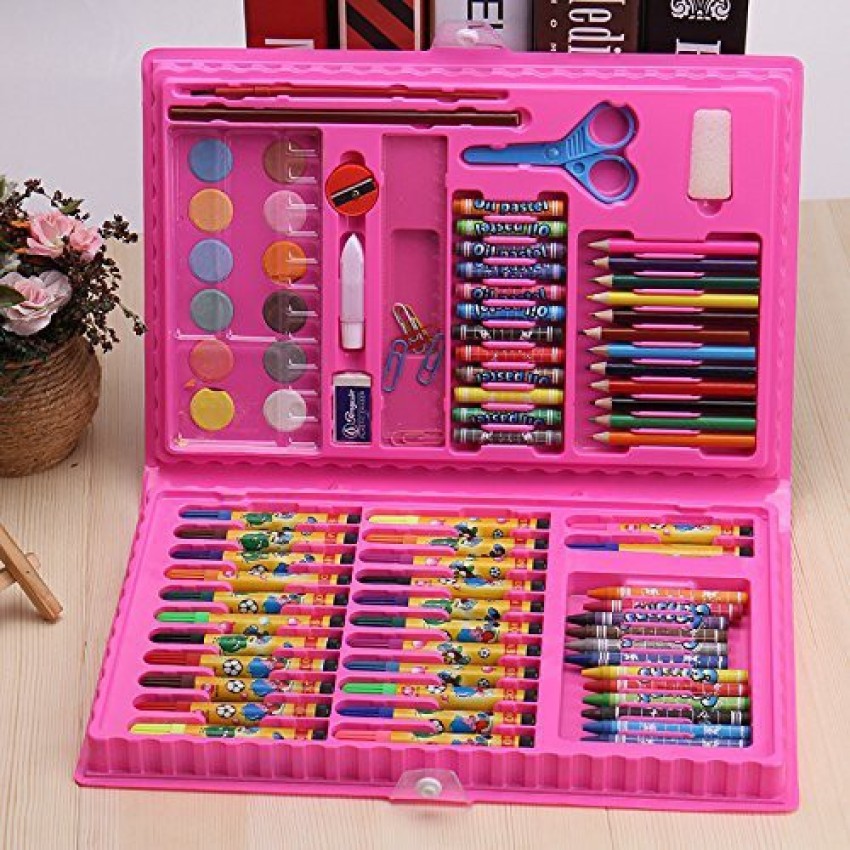 56PCS Kids Girls Drawing Art Sets Unicorn Drawing Tools Set