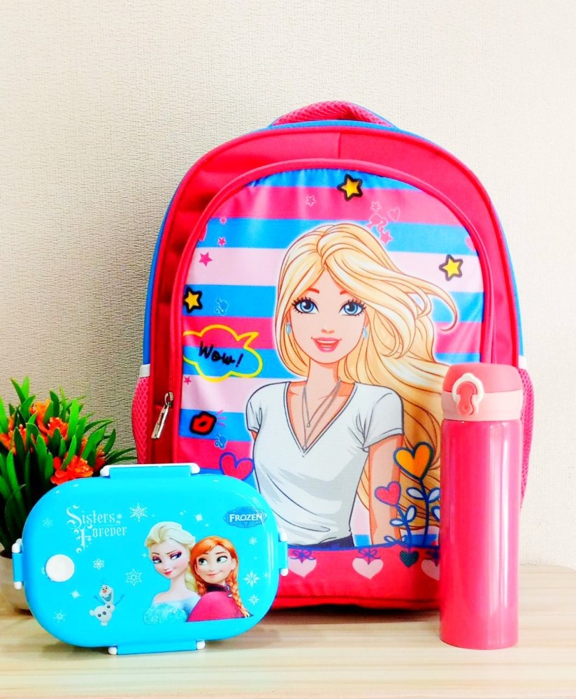 Priceless Deals Kids 3D Design School Bags with Lunch Box Water