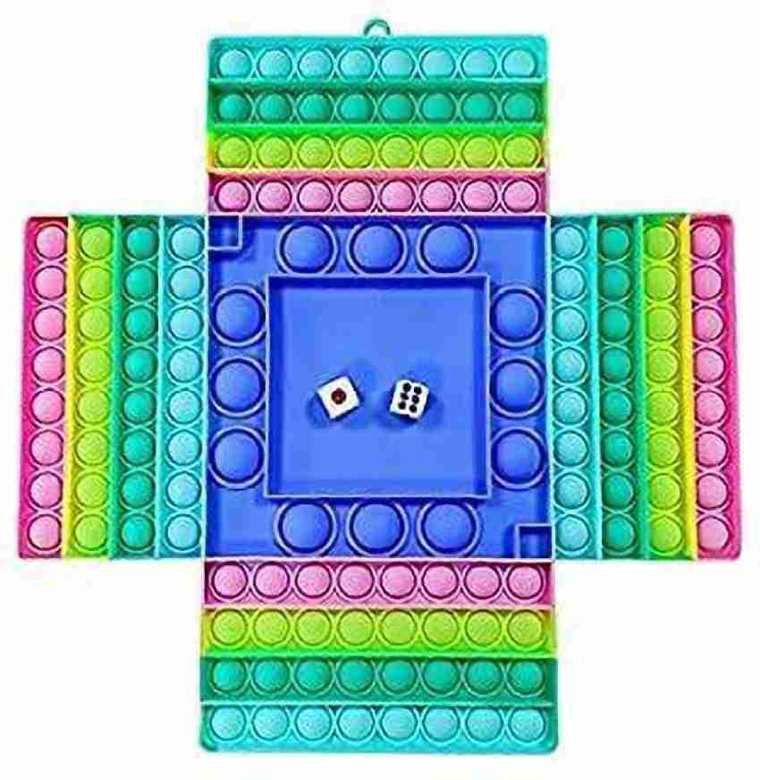 Buy NSR Group Pop It Toy Push Pop Bubble, Chess Ludo Board Game
