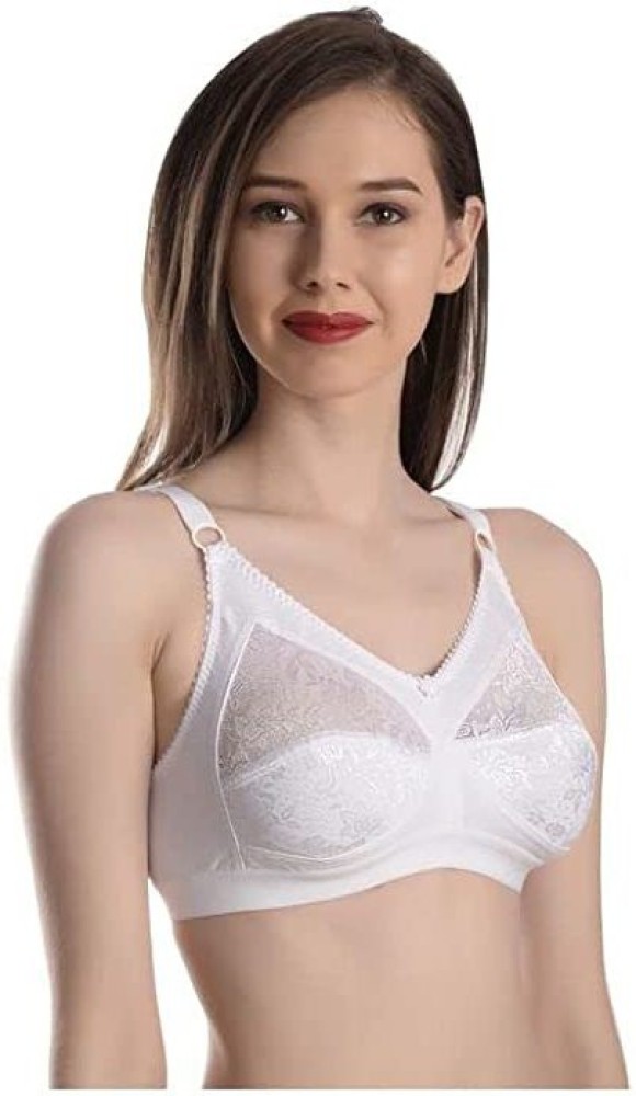 Buy TRIUMPH White Cotton Beauty Bra 44B, Bras