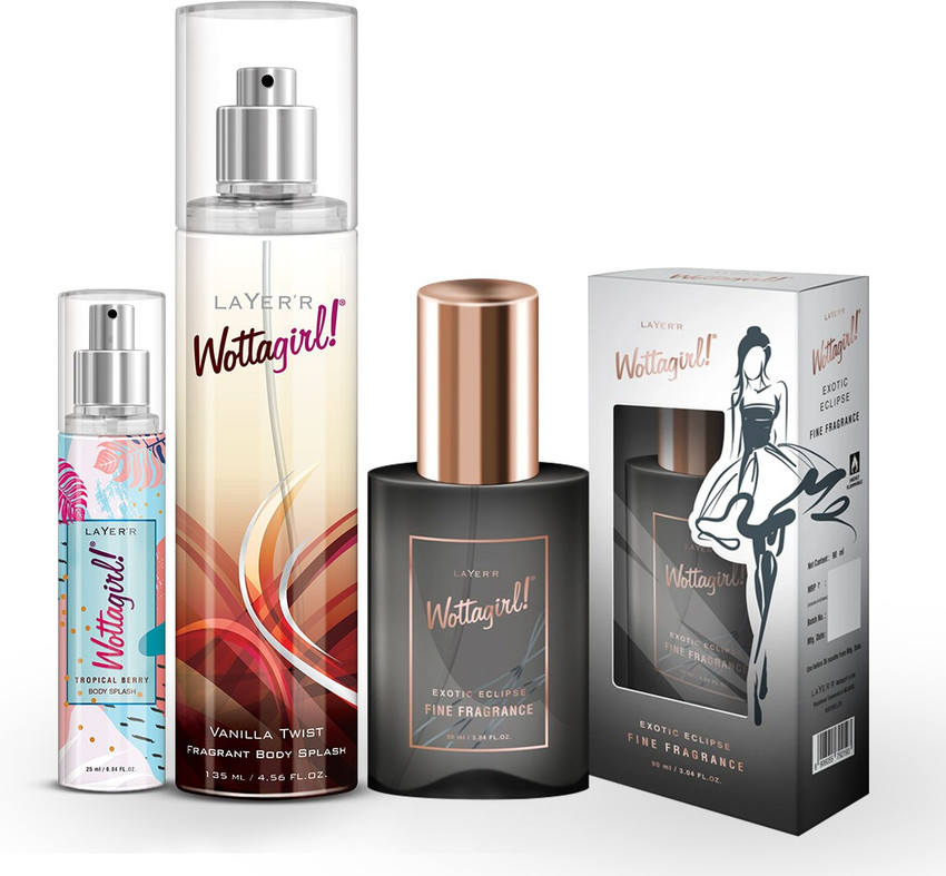 LAYER R Wottagirl Body Fragrance Gift Set for Women Exotic