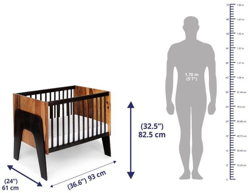 Baby crib 2024 dimensions cm