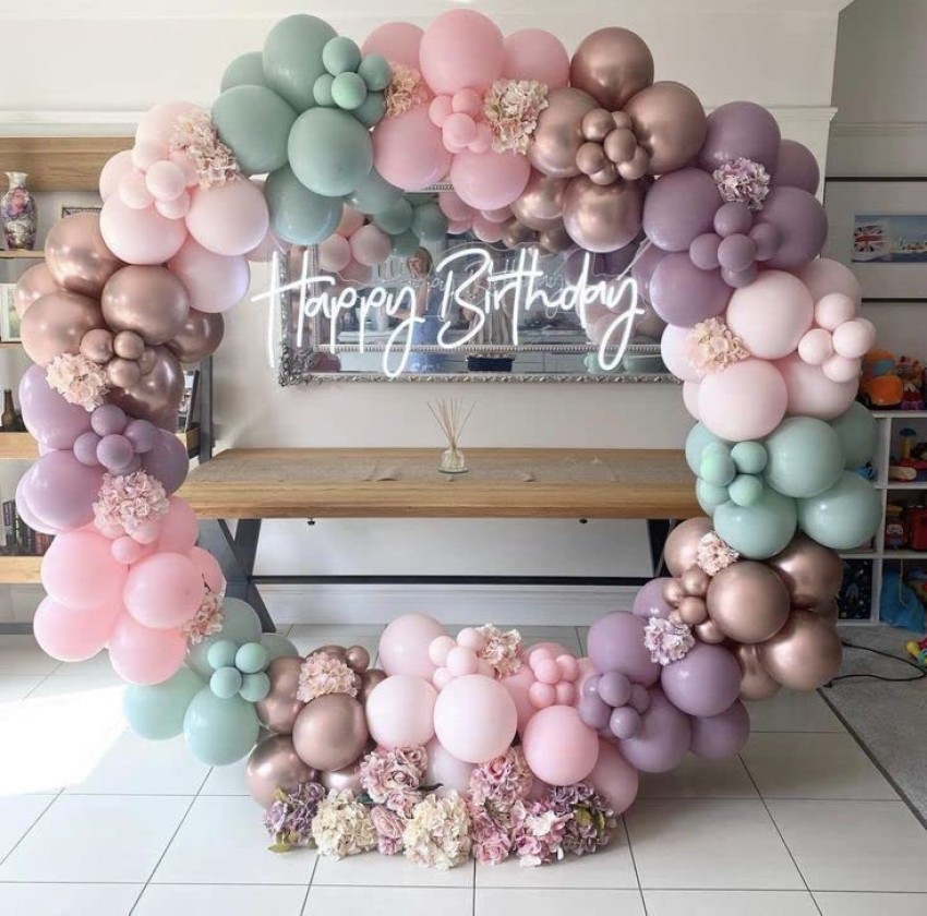 Happy Birthday Banner Macaron Candy Pastel Garland Bunting Boy Girl Baby  Shower 1st Birthday Pastel
