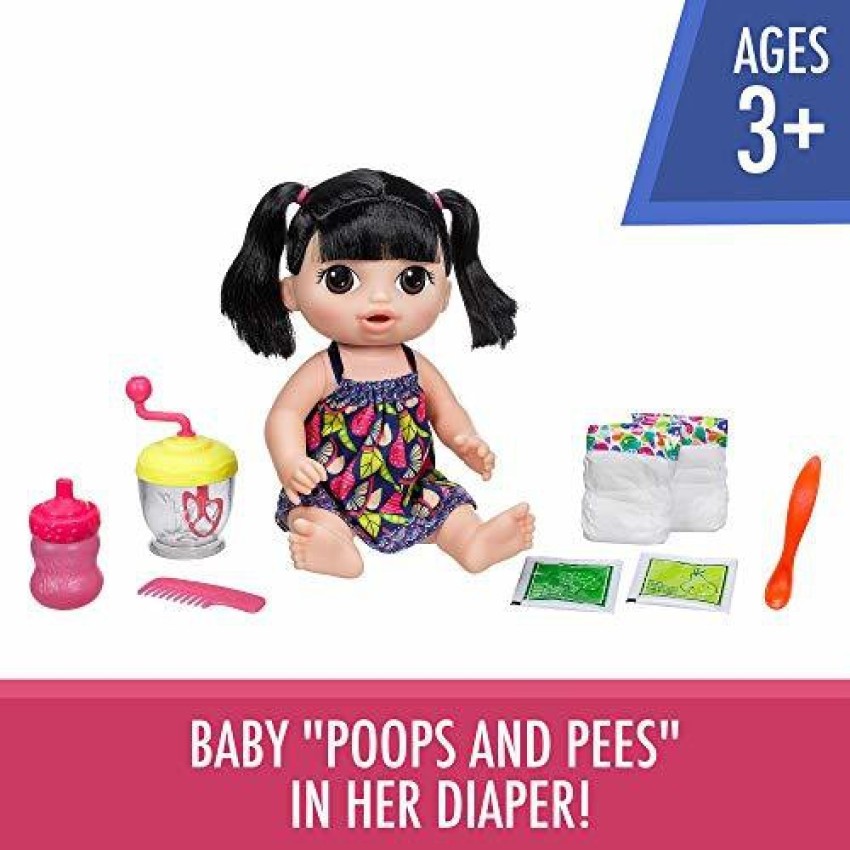 Baby alive sweet hot sale spoonfuls black hair