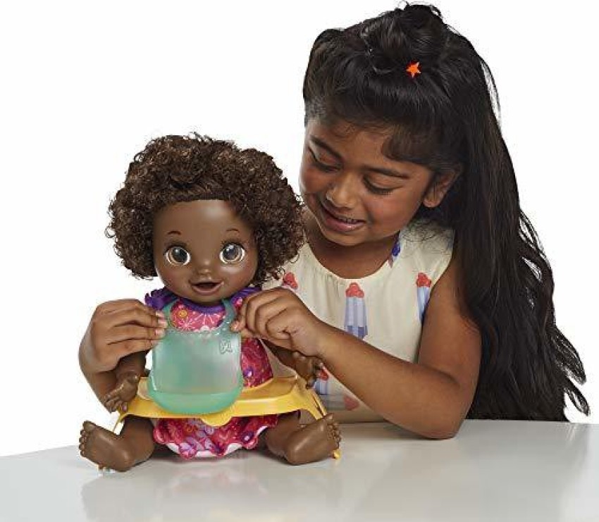 Black baby doll sales with curly hair