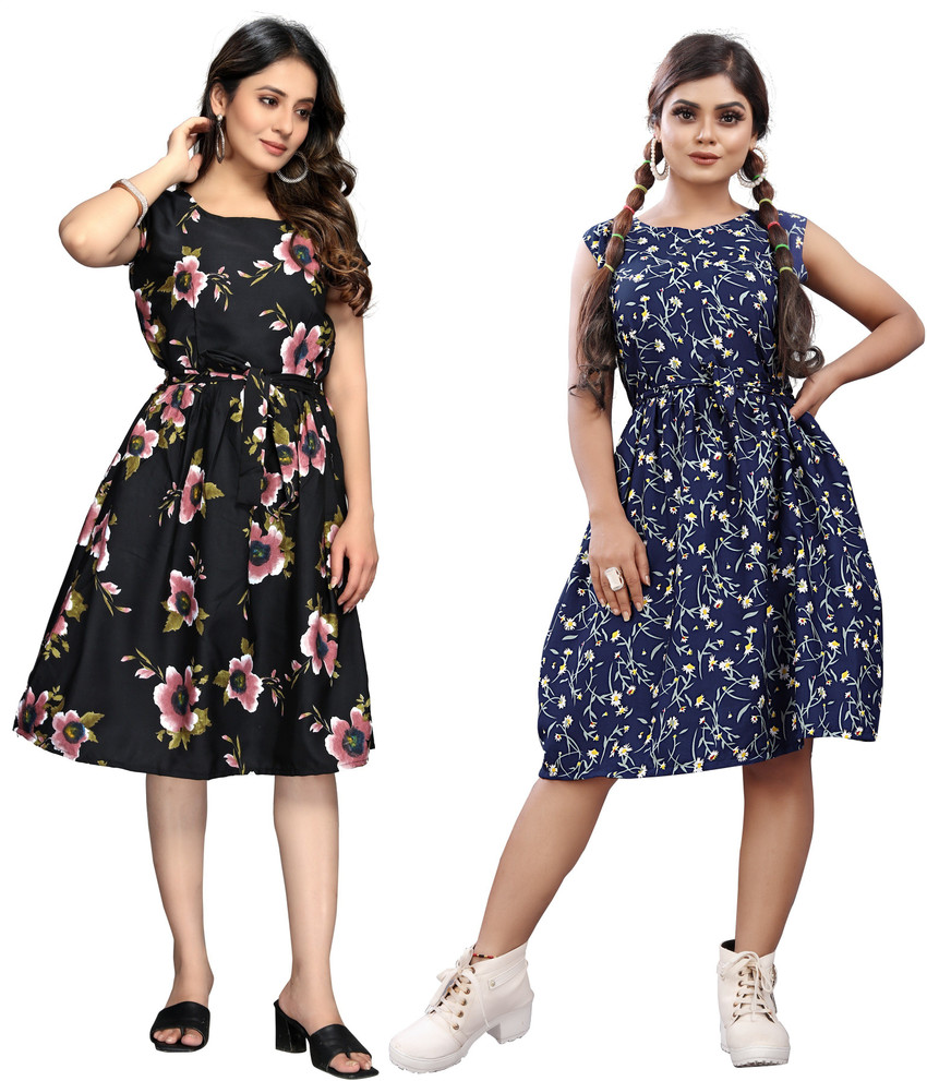 New Ethnic Fab Women A line Black Brown Pink Dress Buy New Ethnic Fab Women A line Black Brown Pink Dress Online at Best Prices in India Flipkart